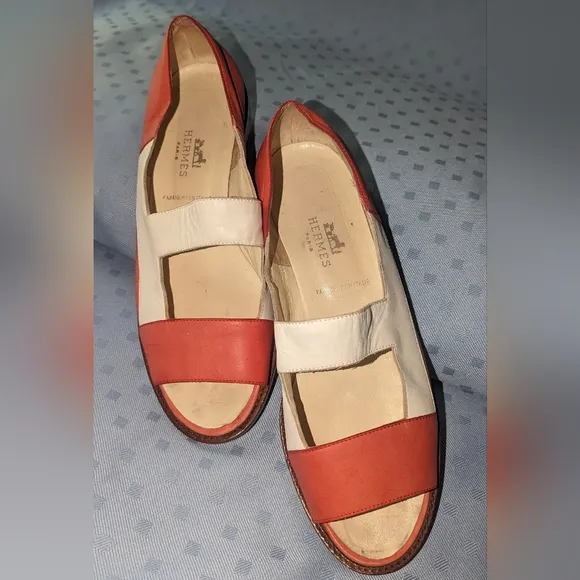 Vintage Hermes sandals. Size 38
