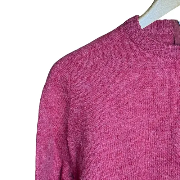 Vintage Pandora Scotchkin Pink 100%Virgin Wool Women's Sweater Soft Cozy Knit M