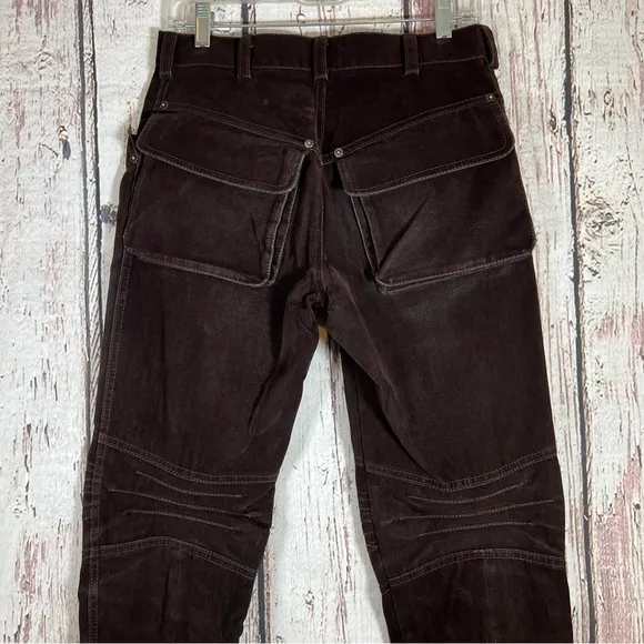 Vintage Philippe Dubuc Canada Made Tapered Structured Trousers Pants 30 x 33