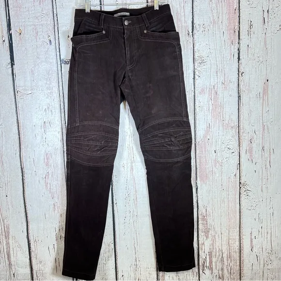 Vintage Philippe Dubuc Canada Made Tapered Structured Trousers Pants 30 x 33
