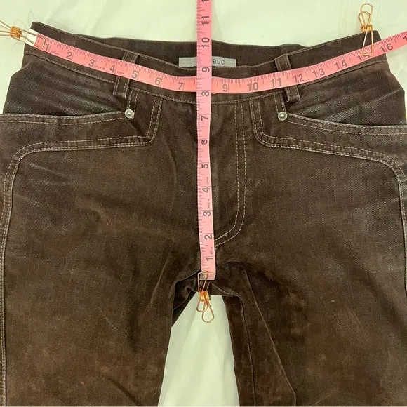 Vintage Philippe Dubuc Canada Made Tapered Structured Trousers Pants 30 x 33
