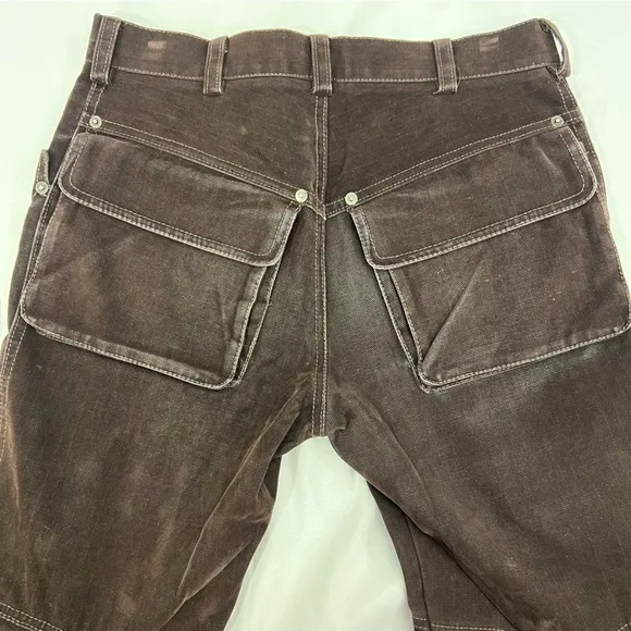 Vintage Philippe Dubuc Canada Made Tapered Structured Trousers Pants 30 x 33