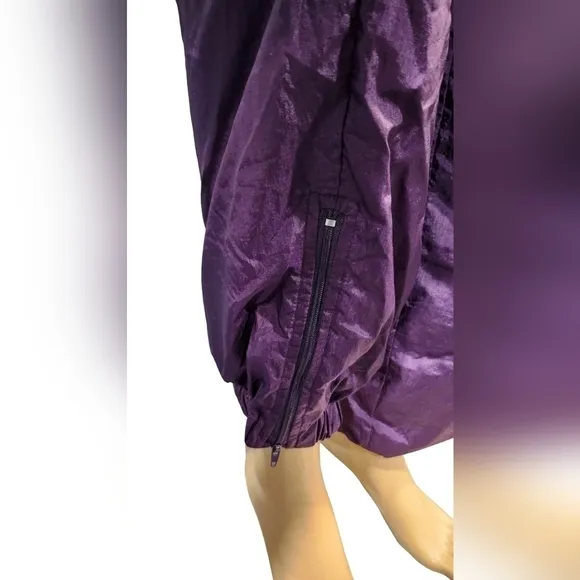 Vintage Pierre Cardin womens purple windbreaker jacket and pant set Sz Medium