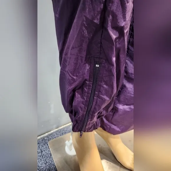 Vintage Pierre Cardin womens purple windbreaker jacket and pant set Sz Medium