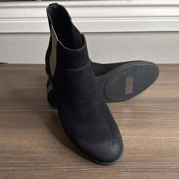 Vionic Alana Womens Comfort Chelsea Leather Boots