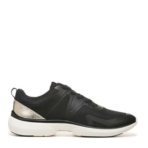 VIONIC Leyo Sneaker Orthotic Comfort Cushioned Tennis Shoes, Black, Size 8, NWT