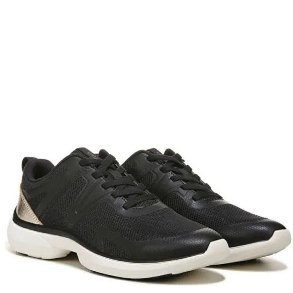 VIONIC Leyo Sneaker Orthotic Comfort Cushioned Tennis Shoes, Black, Size 8, NWT