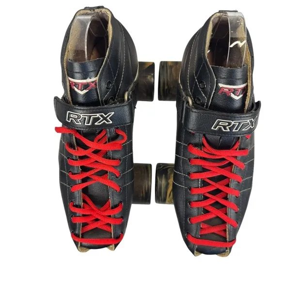 Vtg RTX 429 Roller‎ Derby Speed Skates Boots Size 8 Resistor Torque Series