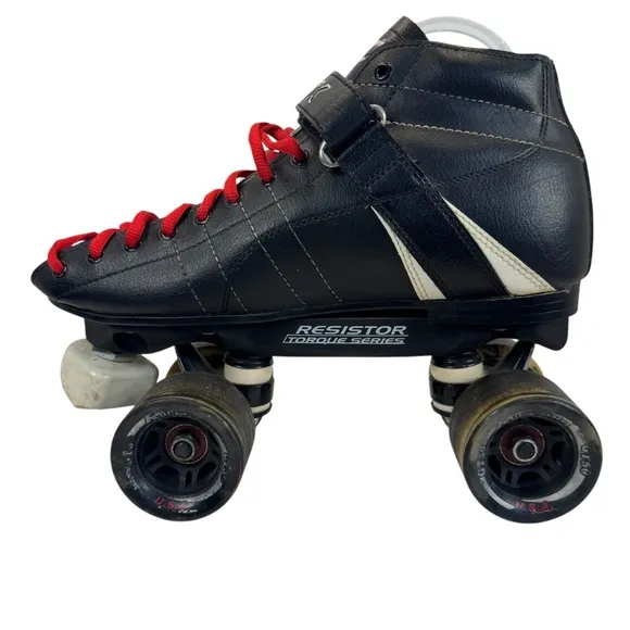 Vtg RTX 429 Roller‎ Derby Speed Skates Boots Size 8 Resistor Torque Series