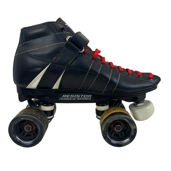 Vtg RTX 429 Roller‎ Derby Speed Skates Boots Size 8 Resistor Torque Series