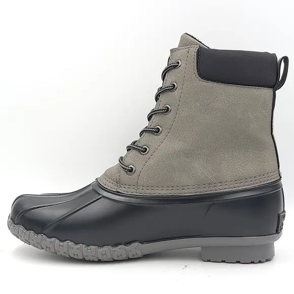 Weatherproof Vintage Men Duck Boots Adam II Size US 8M Grey Faux Leather
