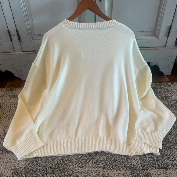 Western Rodeo Horse Knit Button Front Cardigan Sweater Top