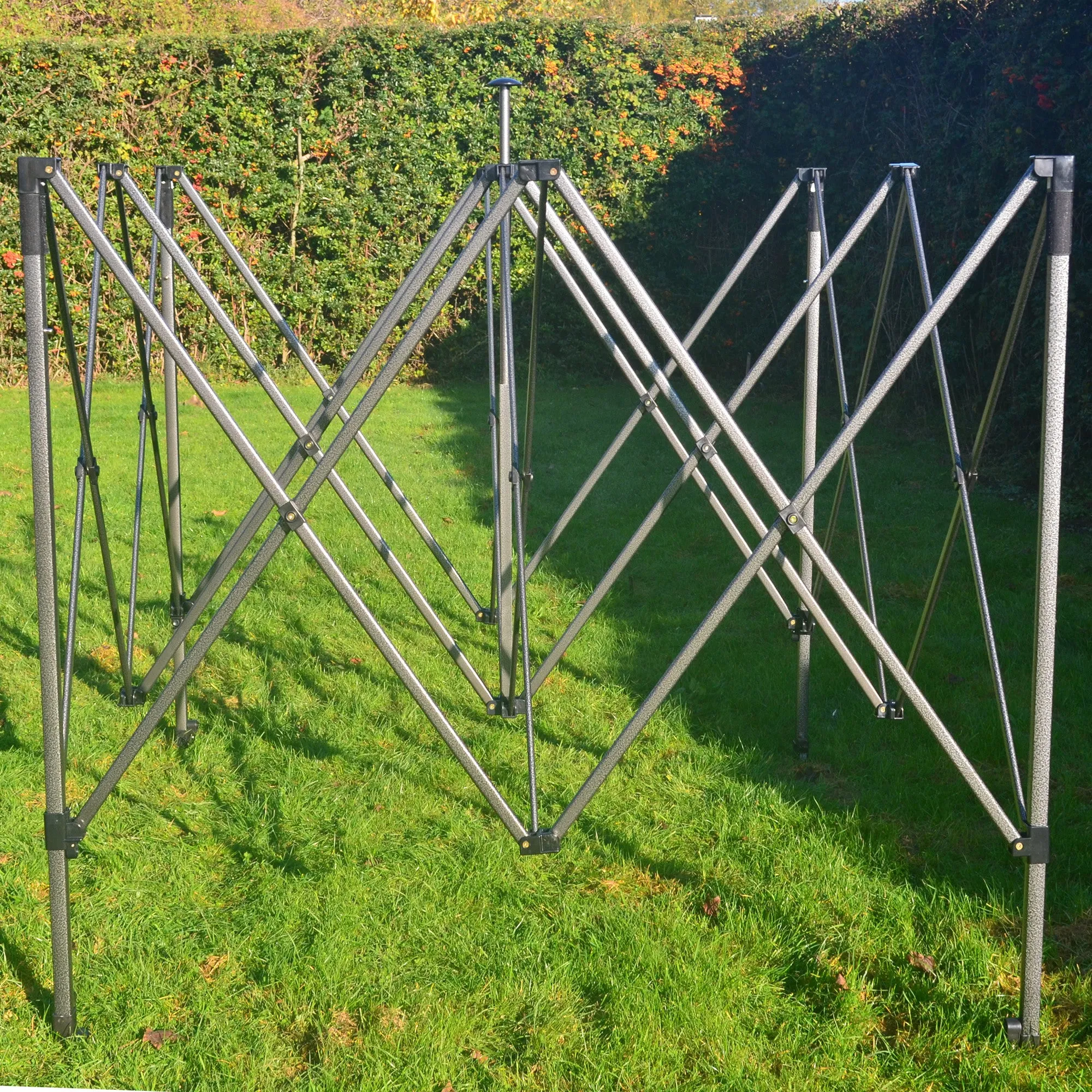 White Heavy Duty SHOWSTYLE® Commercial Grade Gazebo 2.5m x 2.5m FIRE RETARDANT