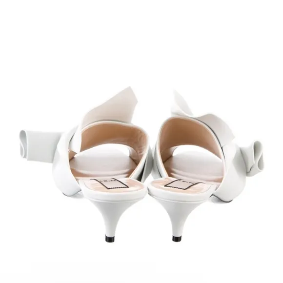 White Women's Heeled Sandals