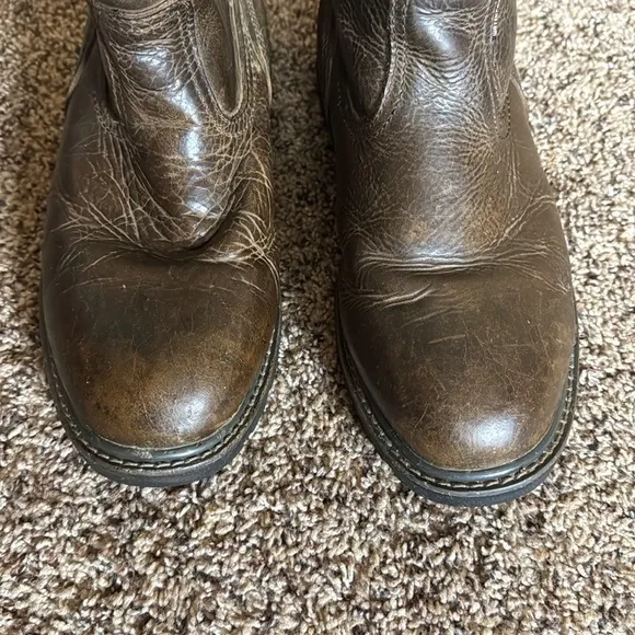 Wolverine Floorhand Waterproof brown leather boots Size 11