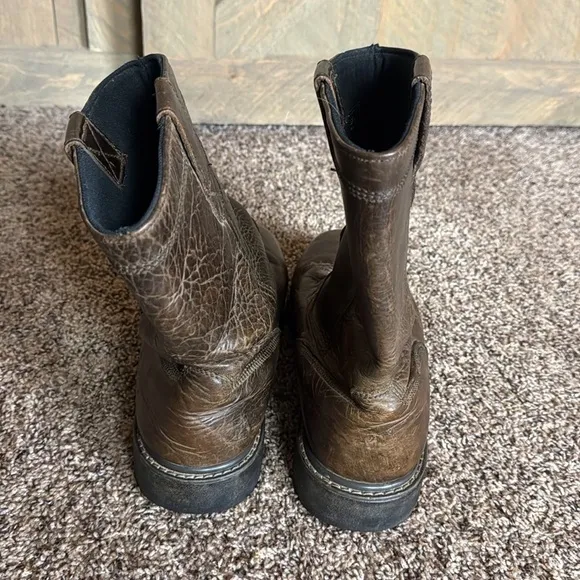 Wolverine Floorhand Waterproof brown leather boots Size 11