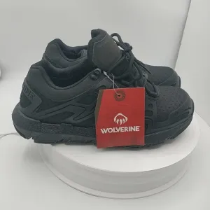Wolverine Mens Rev DuraShocks W211017 Black Low Top Lace Up Work Shoes Size 7 EW