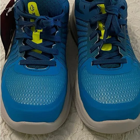 Wolverine Womens Bolt Durashock Blue Work Safety Slip Resistant Shoes Size 7.5 W