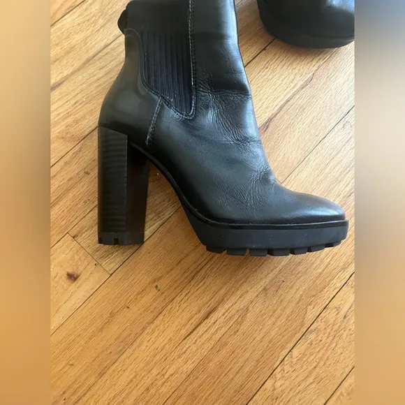 Women's Black Leather Boots