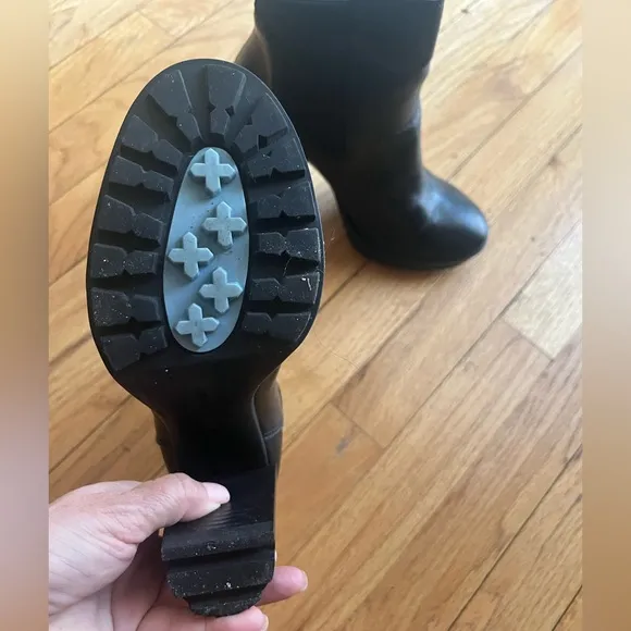 Women's Black Leather Boots