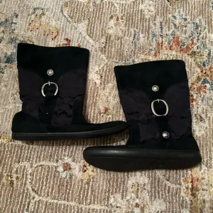 Women's Black Coach Boots