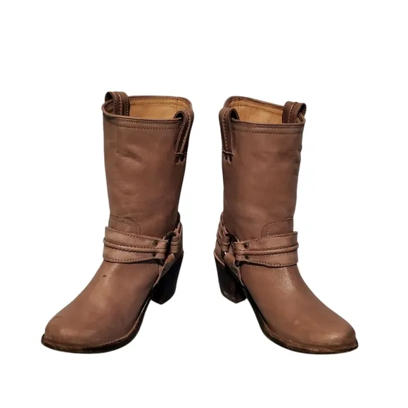 Women's Brown Leather Ankle Boots