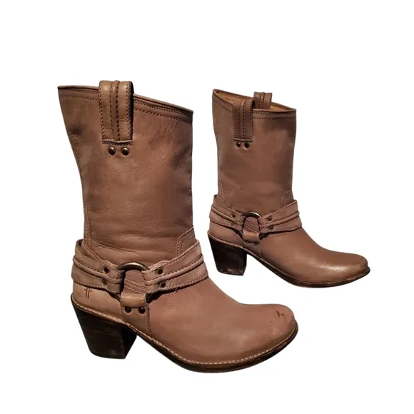 Women's Brown Leather Ankle Boots