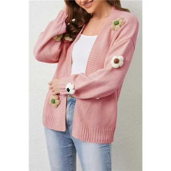 Womens Cardigan Sweaters Pink