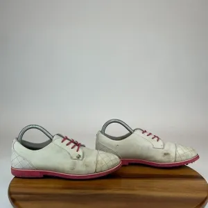 Womens G/Fore Gallivanter Nimbus Gray Nubuck Spikeless‎ Golf Shoes Size 8 M GUC