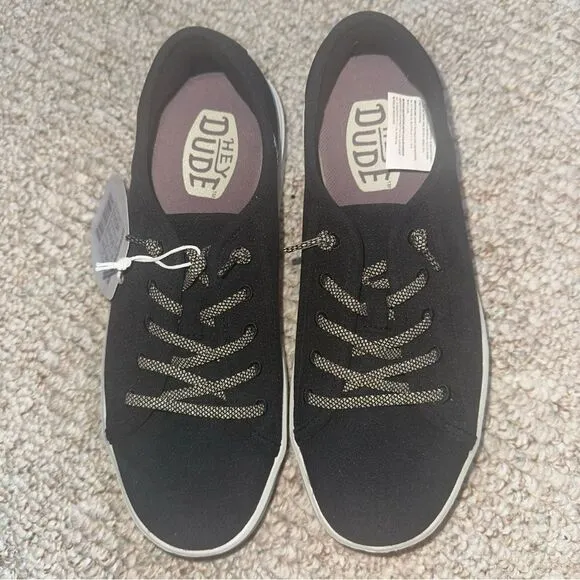 Womens Hey Dude Cody W Heathered Knit Mesh Sneakers Shoes size 8 NEW