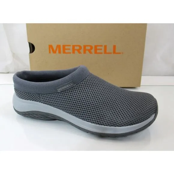 Women's Merrell Encore Breeze 5 Clog Slide Slip On Comfort Rock Grey