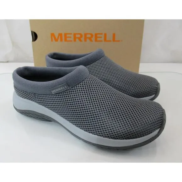 Women's Merrell Encore Breeze 5 Clog Slide Slip On Comfort Rock Grey