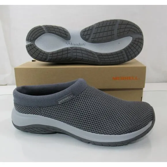 Women's Merrell Encore Breeze 5 Clog Slide Slip On Comfort Rock Grey