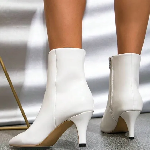 Women's New Versatile Warm Sexy Elegant Pointed Toe Ankle Boot