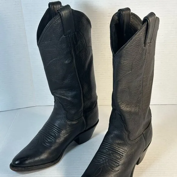WOMEN'S SIZE 7 BLACK WESTERN BOOTS