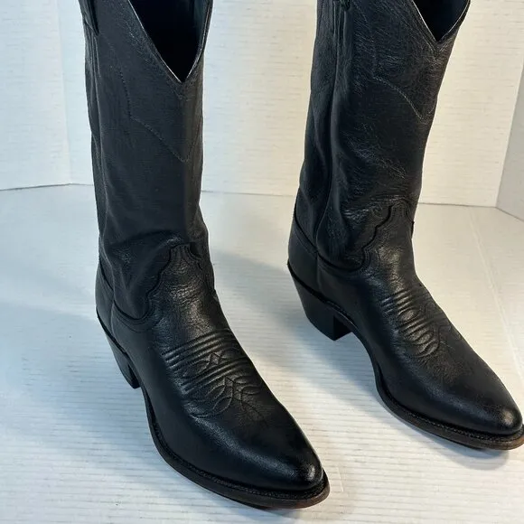 WOMEN'S SIZE 7 BLACK WESTERN BOOTS