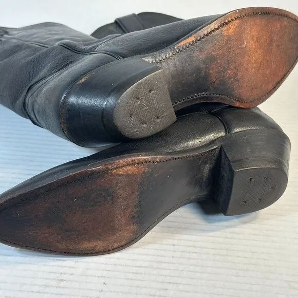 WOMEN'S SIZE 7 BLACK WESTERN BOOTS