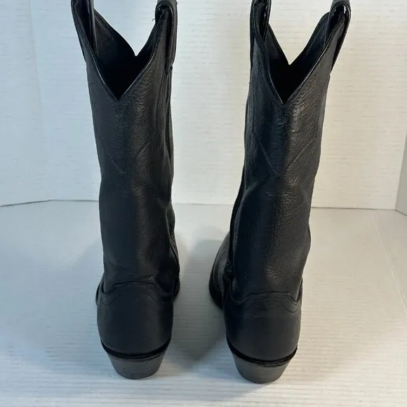 WOMEN'S SIZE 7 BLACK WESTERN BOOTS