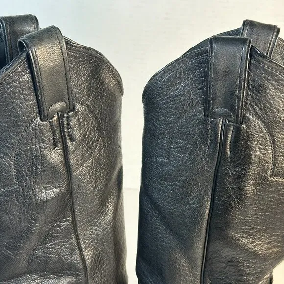 WOMEN'S SIZE 7 BLACK WESTERN BOOTS