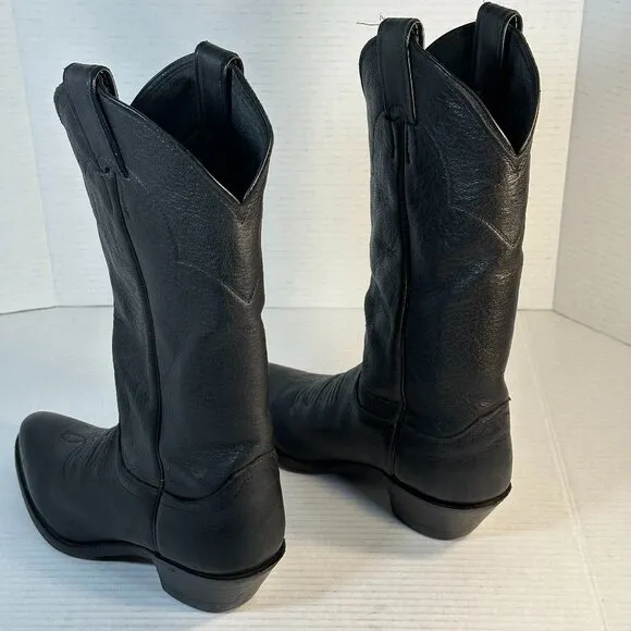 WOMEN'S SIZE 7 BLACK WESTERN BOOTS
