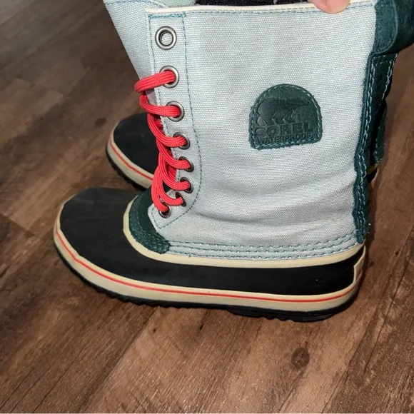 Women’s Sorel Premium CVS NL1717-938 Stone Blue Waterproof Boots •Size 9