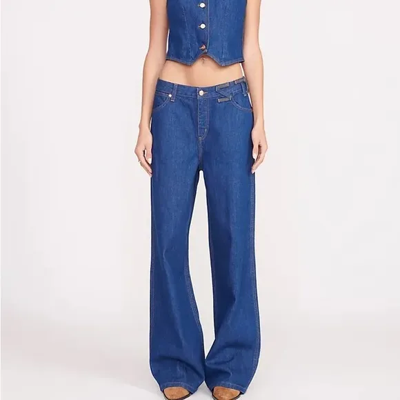 Wrangler x Staud The Loose Wide Leg Jean 29x32