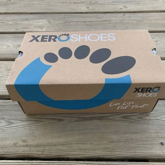Xero Shoes Dillon Canvas Slip-On Lunar Rock Minimalist Sneakers Womens Sz 12 EUC
