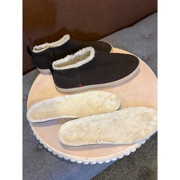 Xtratuf Homer Slipper Shoe Brown Men’s Size 8 Unisex Women’s Size 10 Wool
