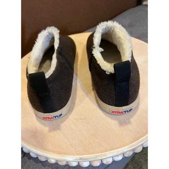 Xtratuf Homer Slipper Shoe Brown Men’s Size 8 Unisex Women’s Size 10 Wool