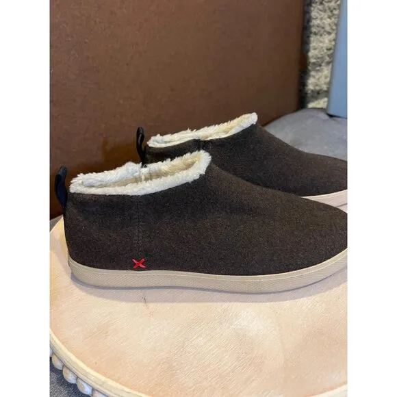 Xtratuf Homer Slipper Shoe Brown Men’s Size 8 Unisex Women’s Size 10 Wool