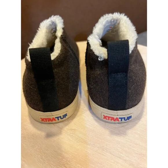 Xtratuf Homer Slipper Shoe Brown Men’s Size 8 Unisex Women’s Size 10 Wool