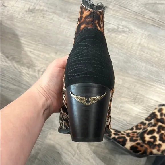 Zadig &amp; Voltaire boots size 6 , 100% leather , made us Spain , like new