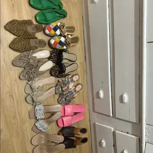 Zara Women's Shoe Collection - Green, Leopard, Multicolor, Pink